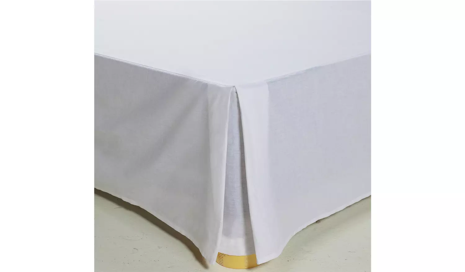 Habitat Easycare Plain White Valance - Single