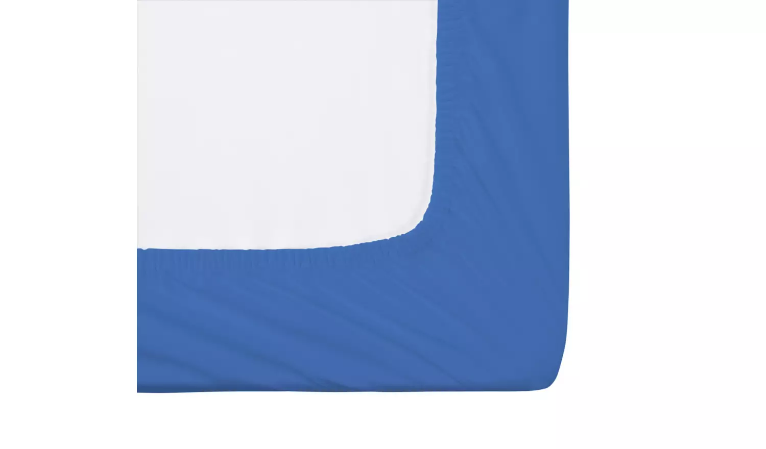 Habitat Plain Cobalt Blue Fitted Sheet - King size