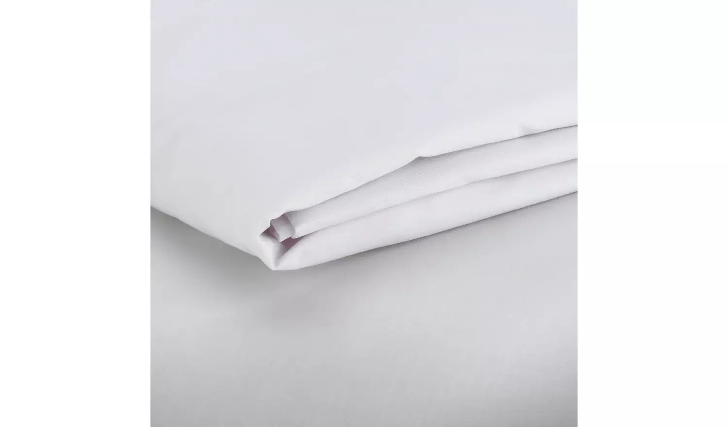 Argos Home Plain White Fitted Sheet - Single