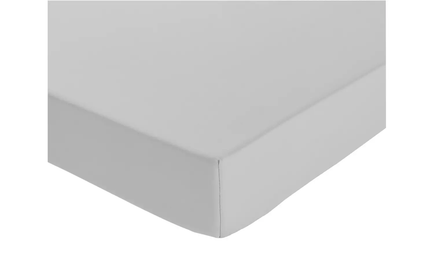 Habitat Cotton 200TC Grey Extra Deep Fitted Sheet - Kingsize