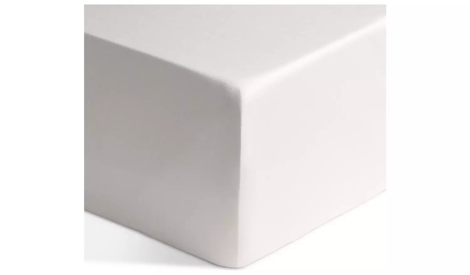 Habitat Egyptian Cotton 400TC Cream Fitted Sheet - King