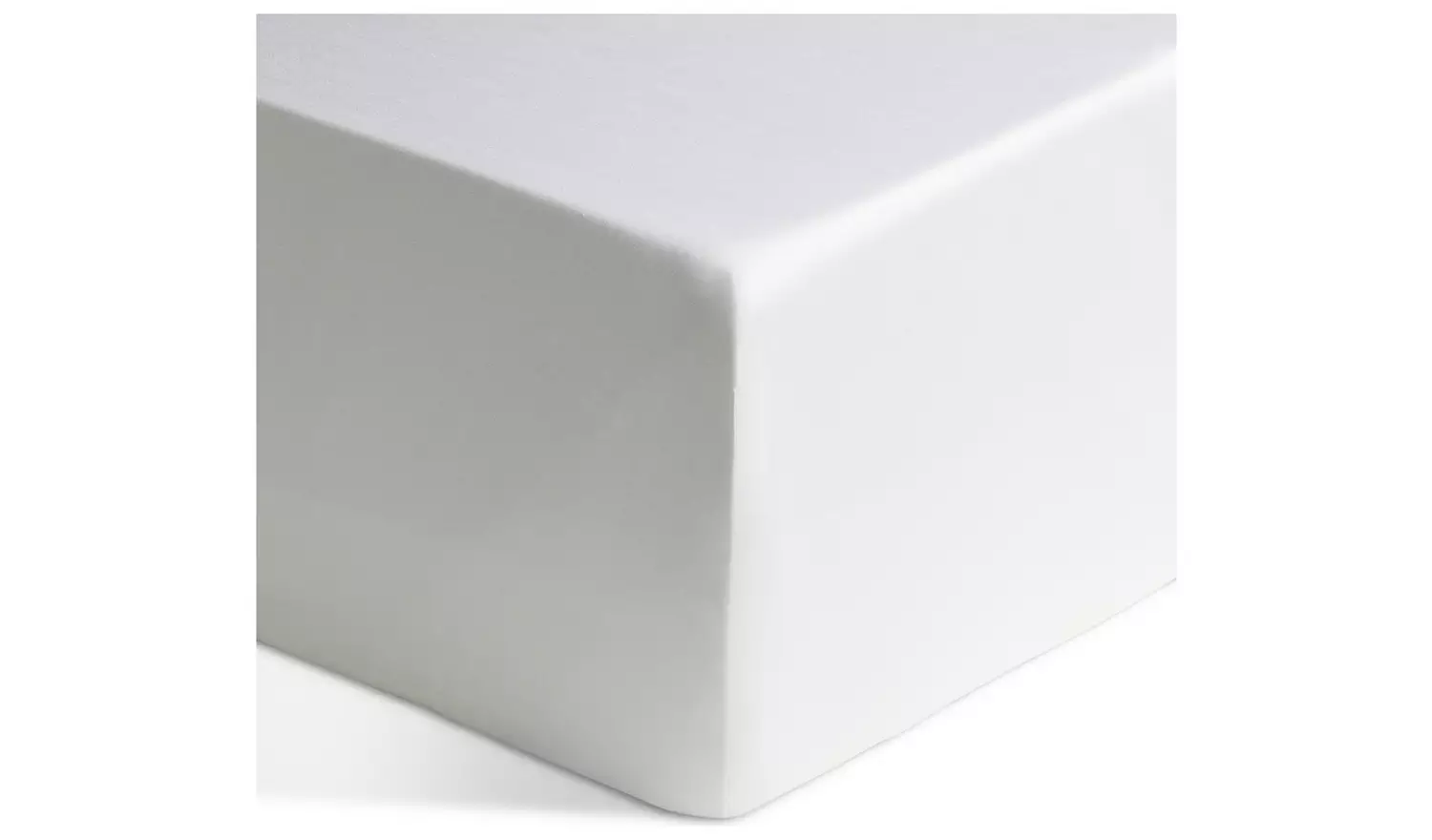 Habitat Egyptian Cotton 400TC White Fitted Sheet- Superking