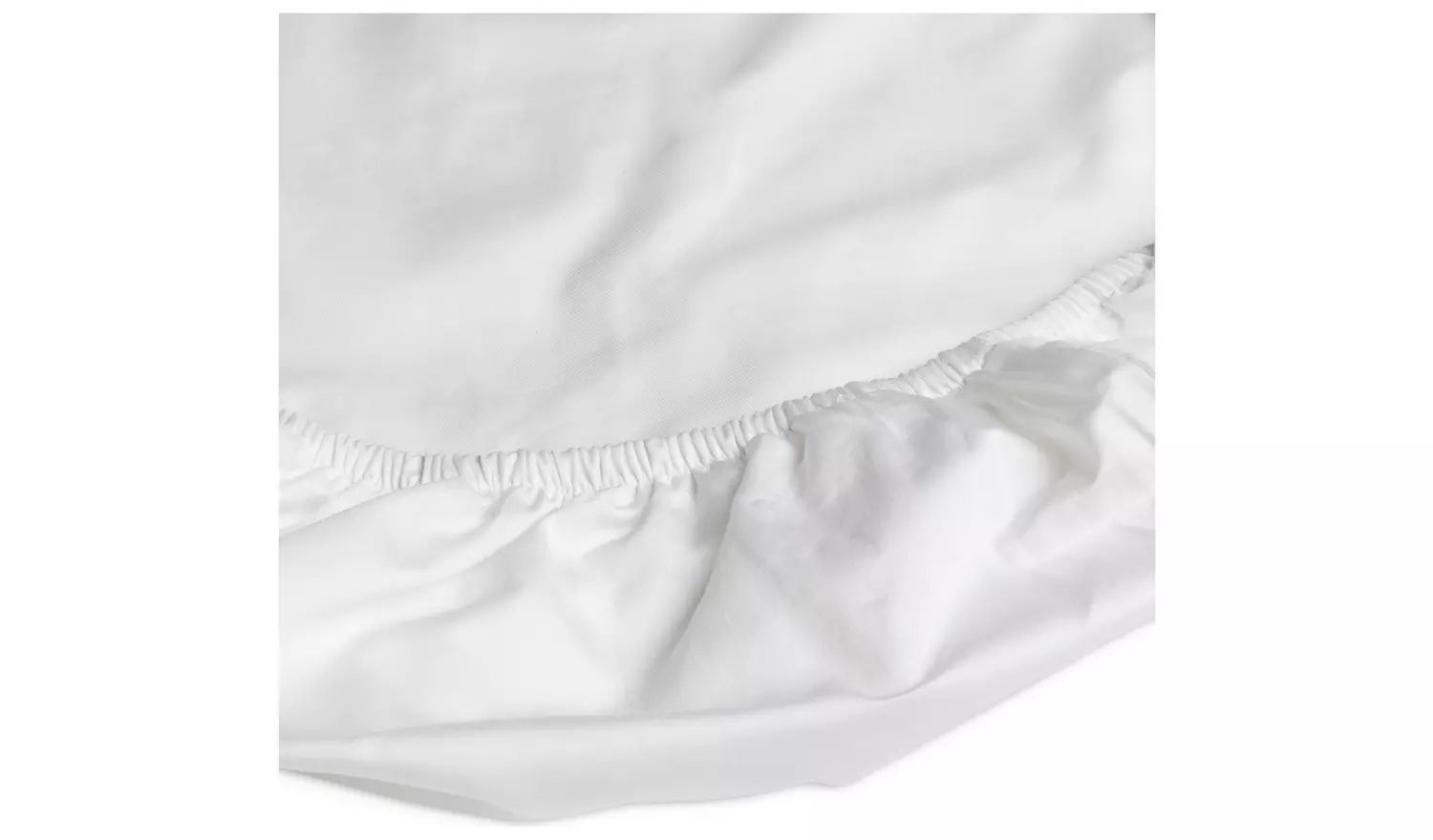 Habitat Egyptian Cotton 400TC White Fitted Sheet- Superking