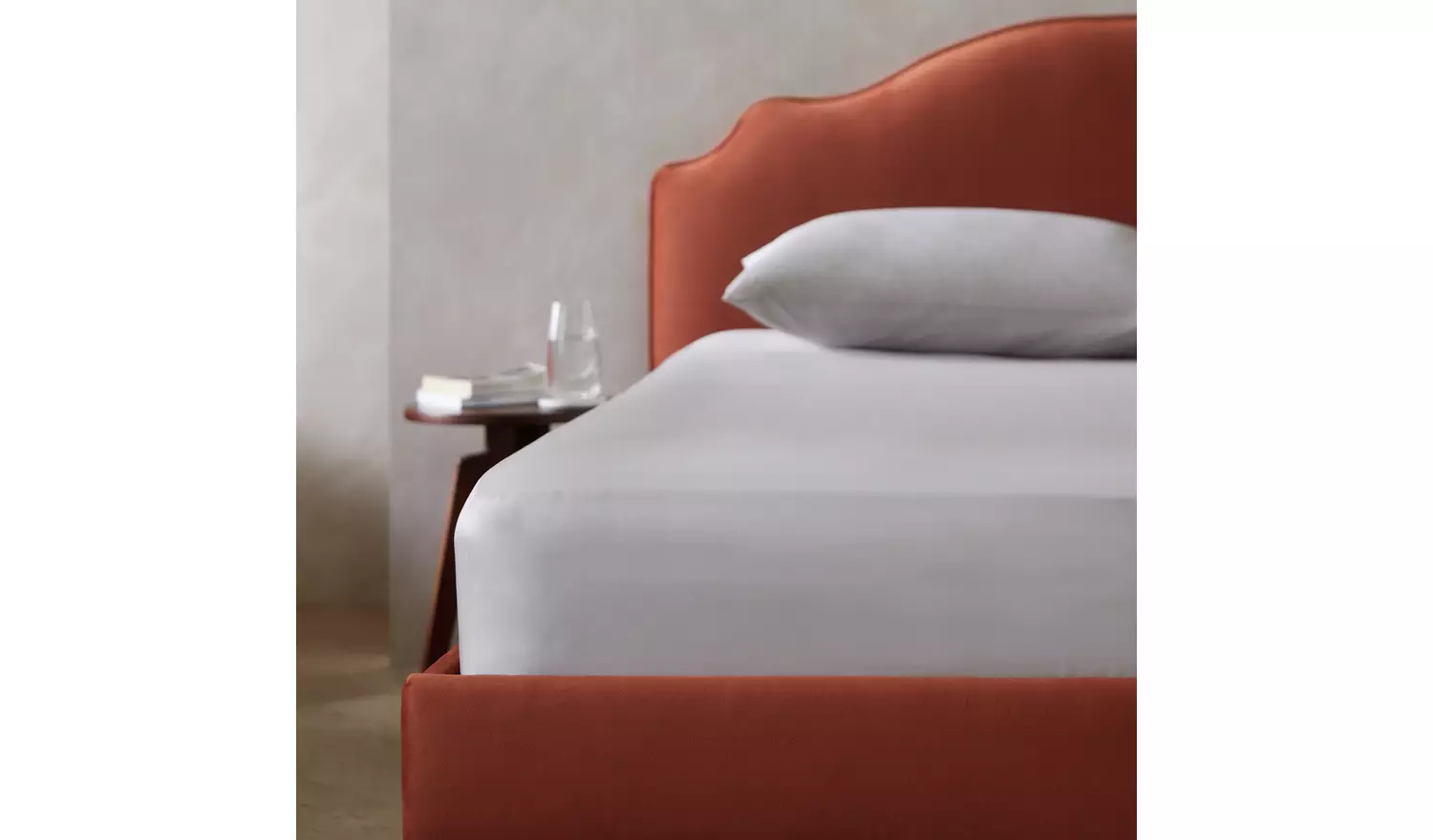 Habitat Egyptian Cotton 400TC Grey Fitted Sheet- Superking