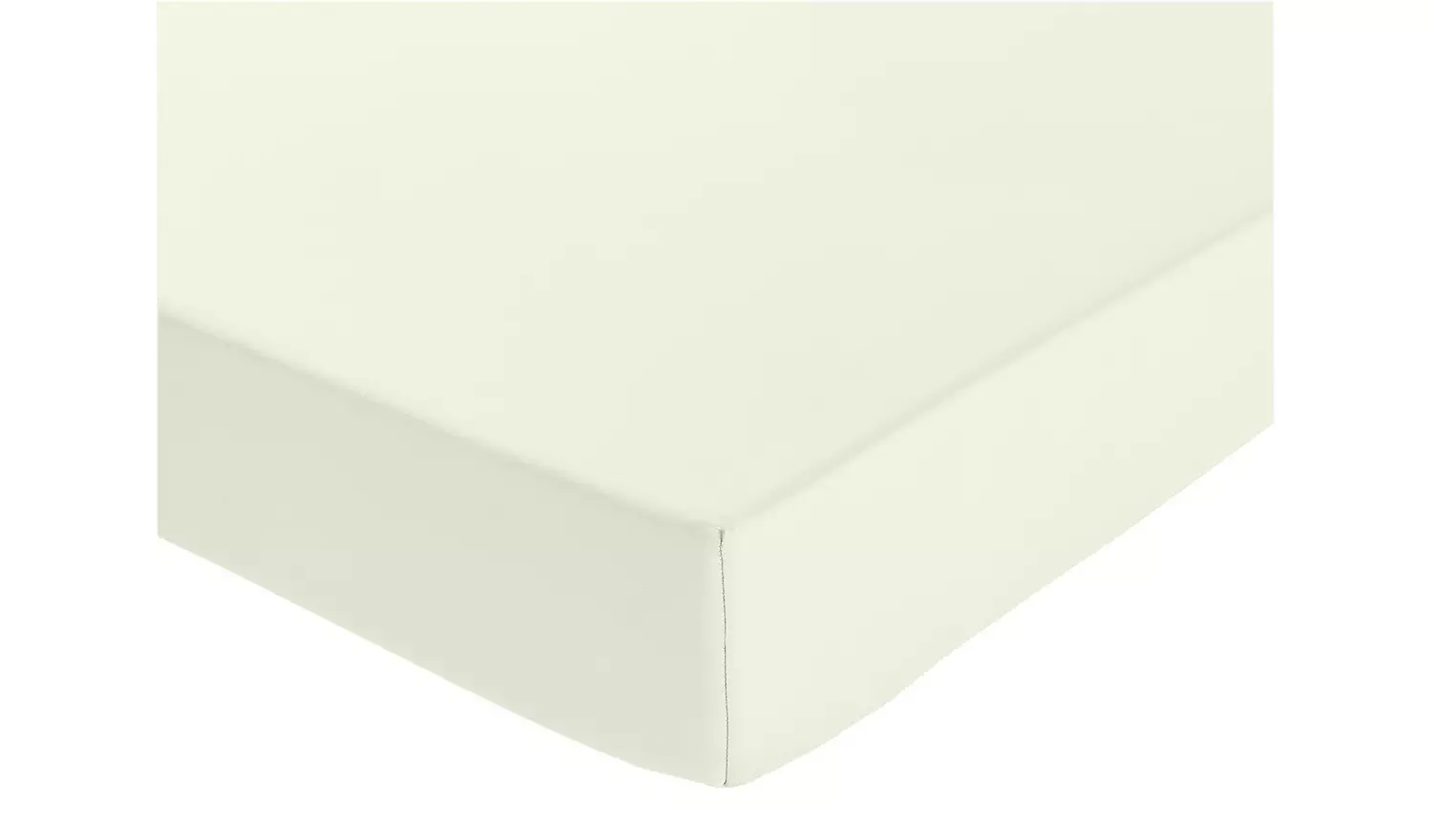 Habitat Cotton 200TC Cream Extra Deep Fitted Sheet - Double