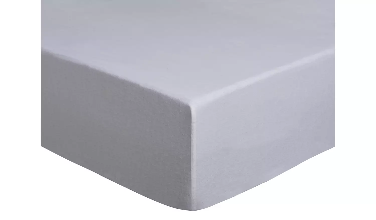 Habitat Soft and Cosy Brushed Cotton White Fitted Sheet - D