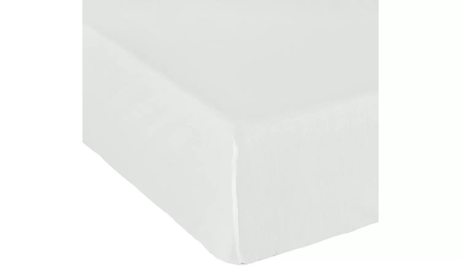 Habitat Cotton Rich 180 TC Cream Fitted Sheet - Superking