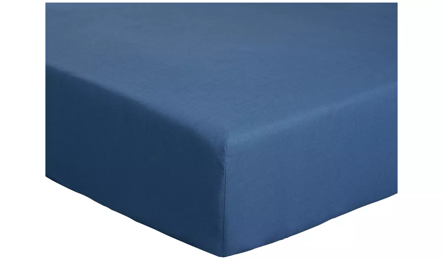 Habitat Easycare Plain Blue Fitted Sheet - Kingsize