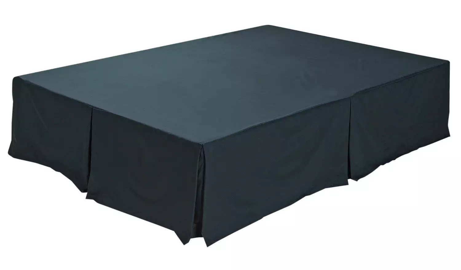 Argos Home Easycare Plain Black Valance - Double