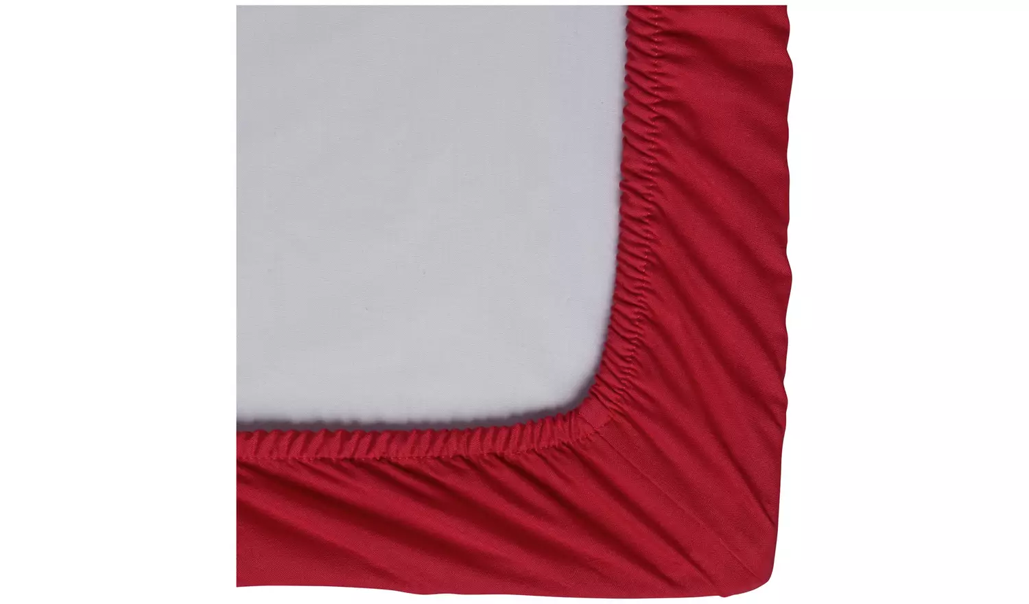 Habitat Easycare Plain Red Fitted Sheet - Single