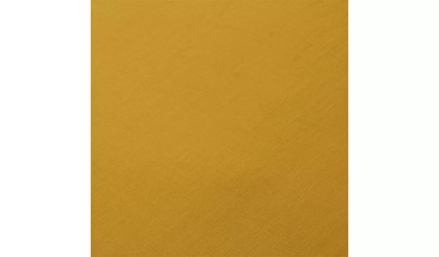 Habitat Cotton Rich 180 TC Plain Mustard Fitted Sheet-Single