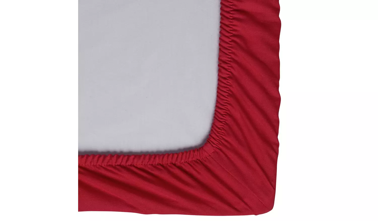 Habitat Easycare Plain Red Fitted Sheet - Double