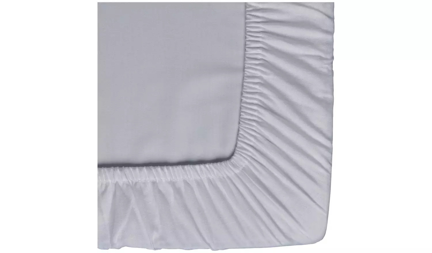 Habitat Easycare Plain White Fitted Sheet - Kingsize
