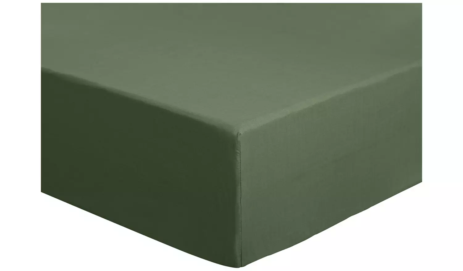 Habitat Plain Khaki Fitted Sheet - Double