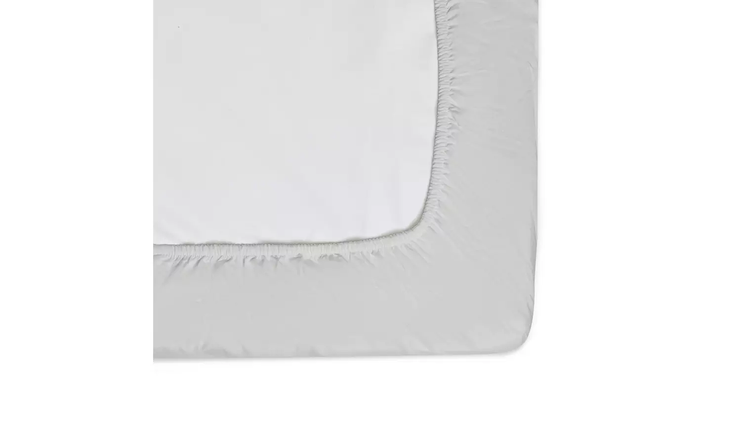 Habitat Anti-Microbial Cotton Grey Fitted Sheet - Kingsize