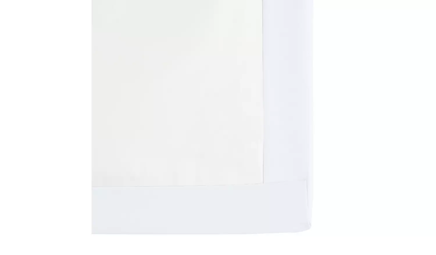 Habitat Cotton Rich 180 TC Plain White Flat Sheet - Single
