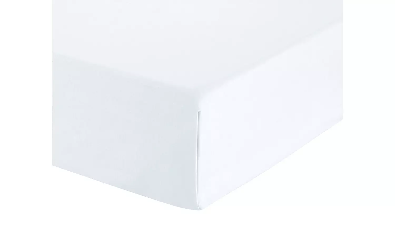 Habitat Cotton Rich 180 TC Plain White Flat Sheet - King