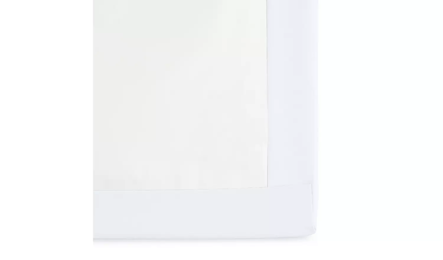 Habitat Pure Cotton 200TC White Flat Sheet - Double