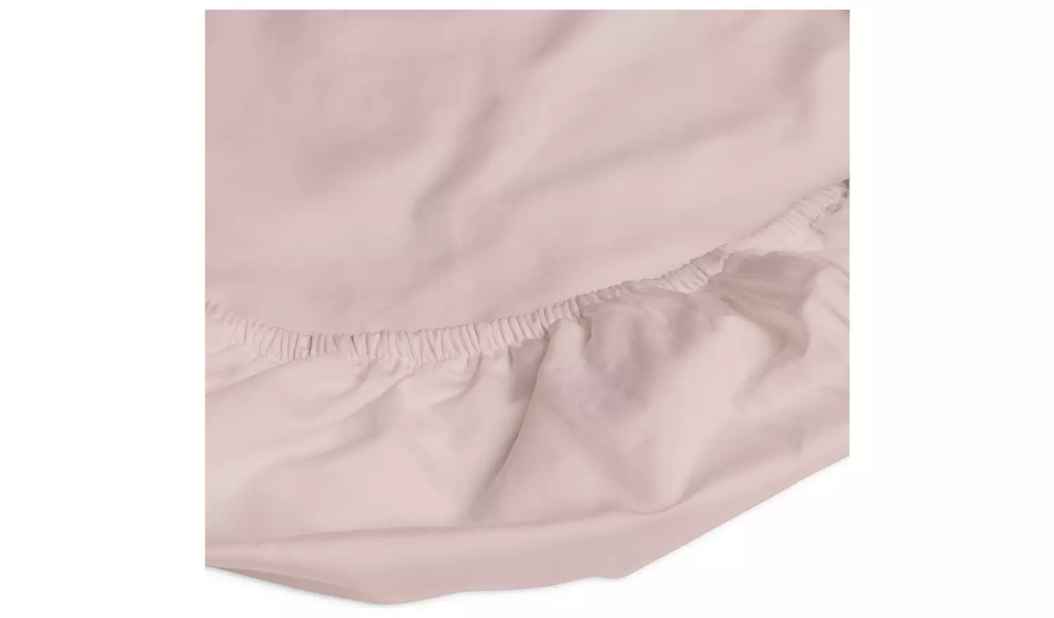 Habitat Egyptian Cotton 400TC Blush Fitted Sheet - Superking