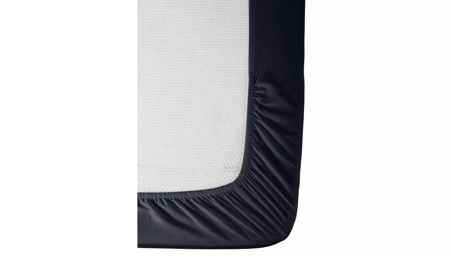 Habitat Cotton 200TC Navy Extra Deep Fitted Sheet -Superking