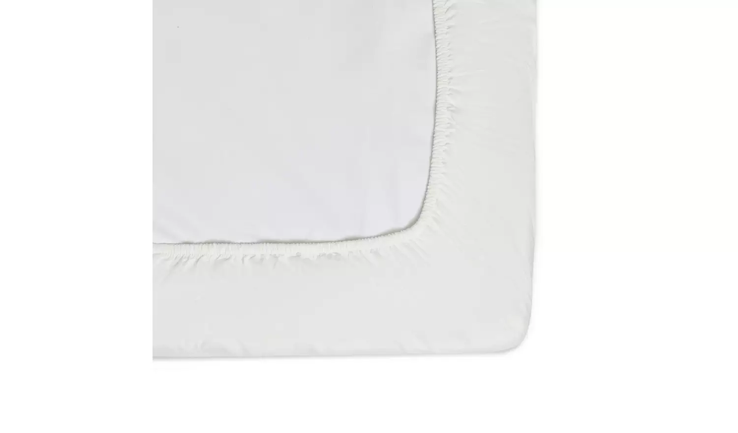 Habitat Cool Cotton Lyocell White Fitted Sheet - Kingsize
