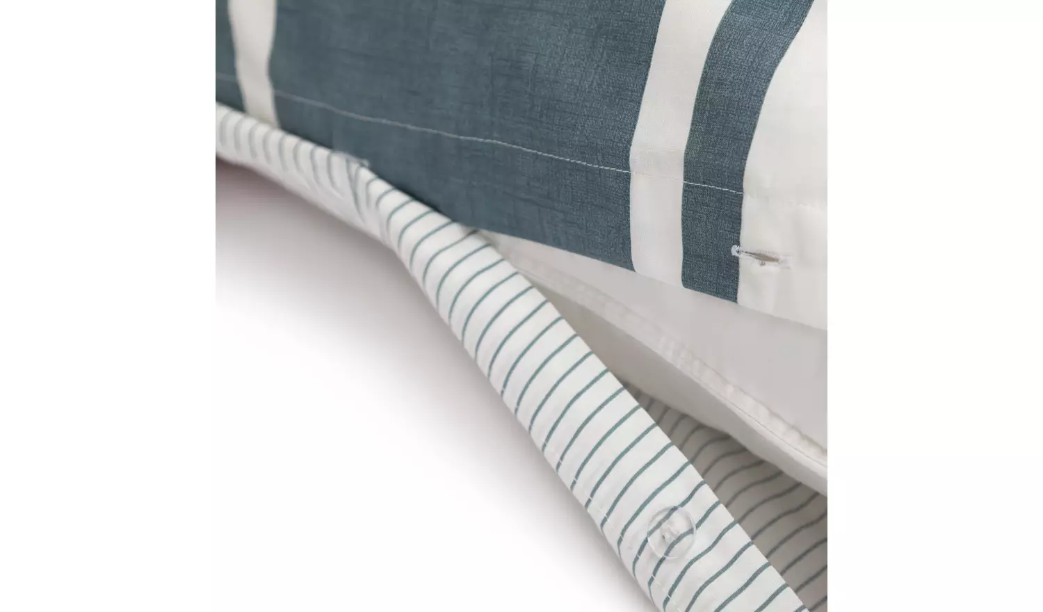 Habitat Cotton Coastal Stripe Blue Bedding Set - Single