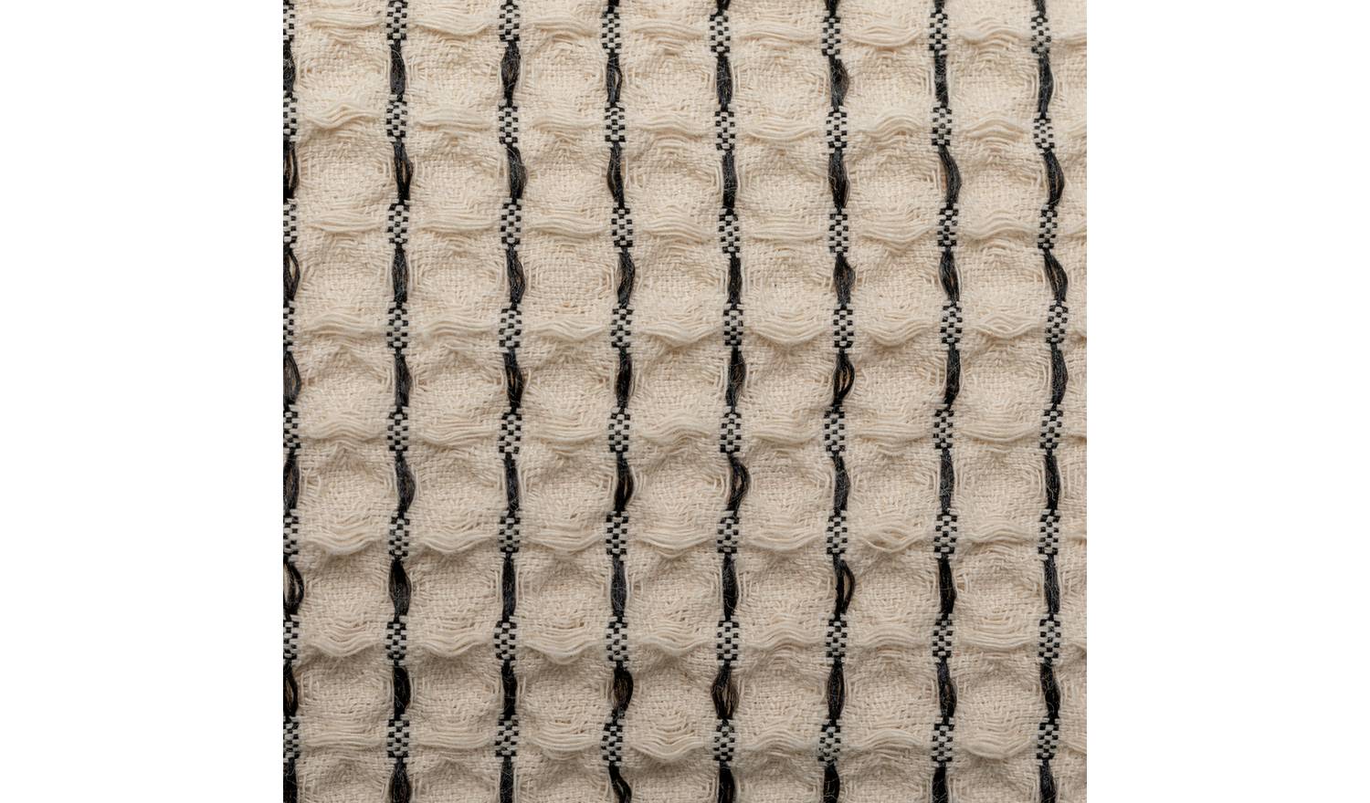 Habitat Cotton Contrast Waffle Beige Bedding Set - King size