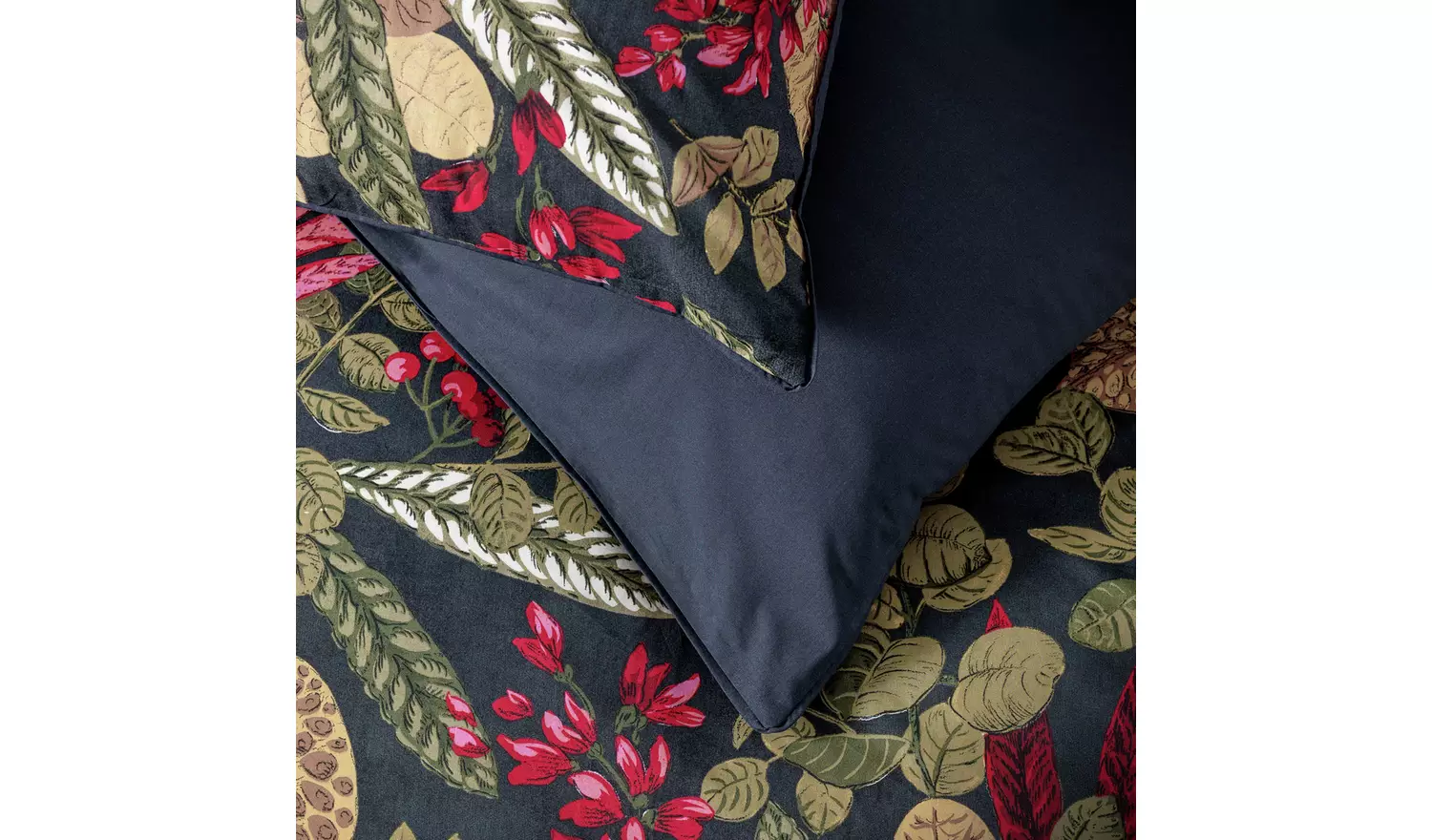 Habitat Cotton Christmas Botanical Bedding Set - Double