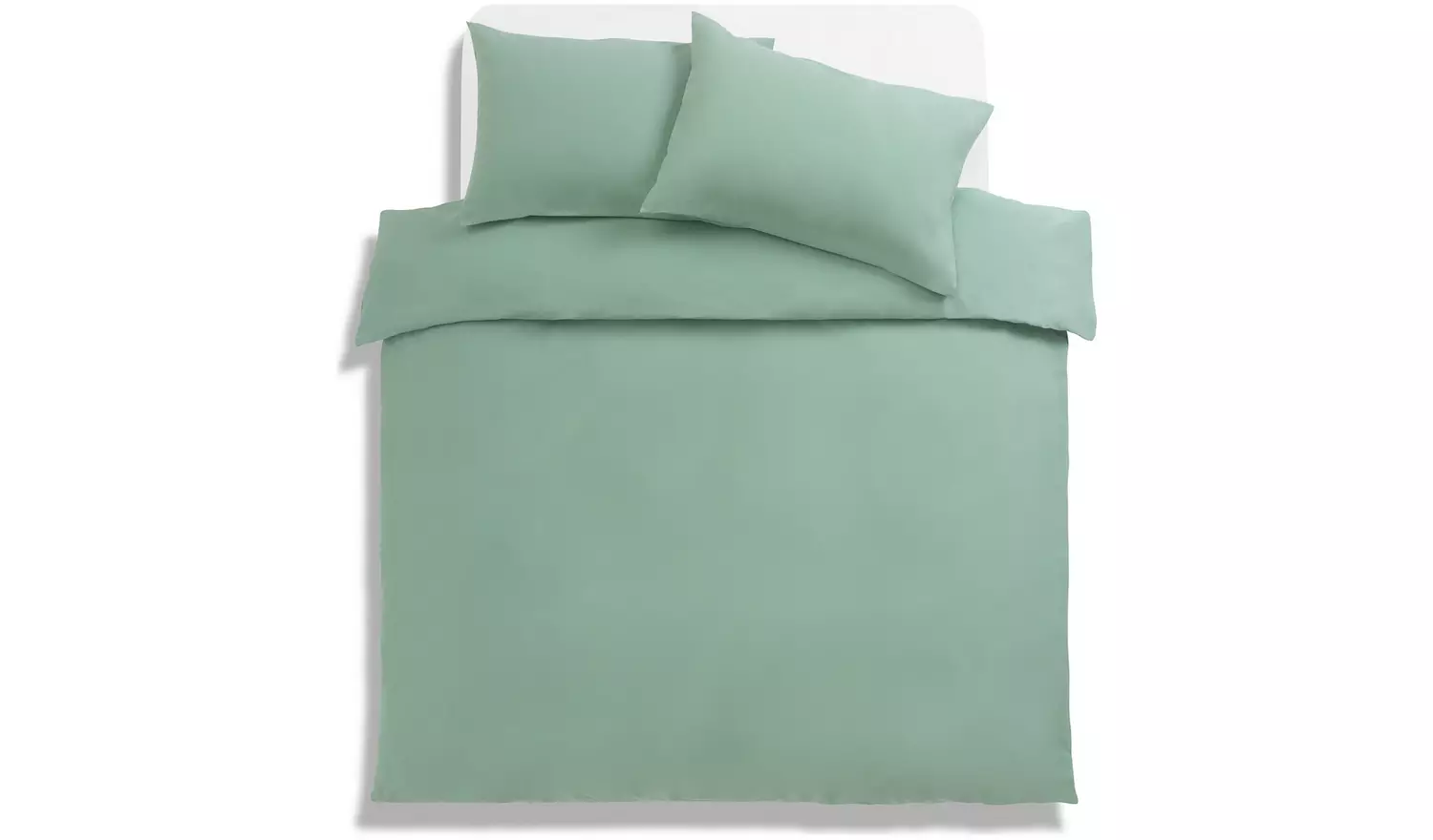 Habitat Washed Cotton Pistachio Bedding Set - Superking
