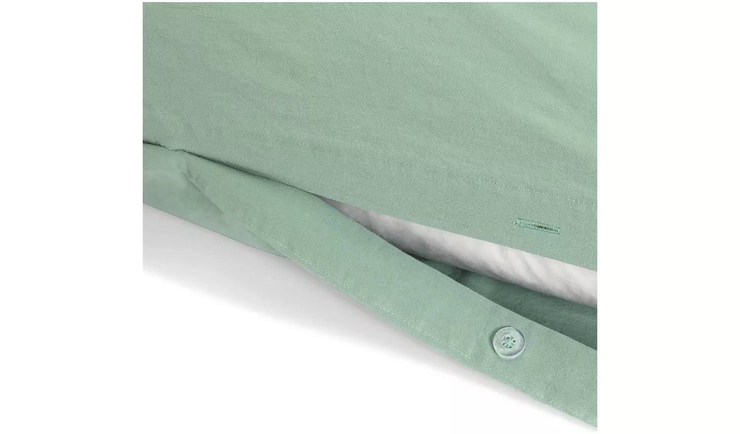 Habitat Washed Cotton Pistachio Bedding Set - King size