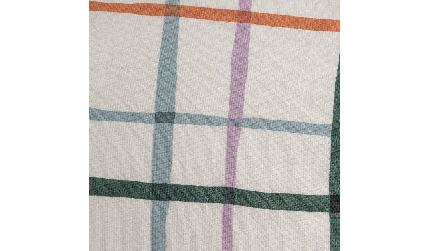 Habitat Painted Check White Bedding Set - King size