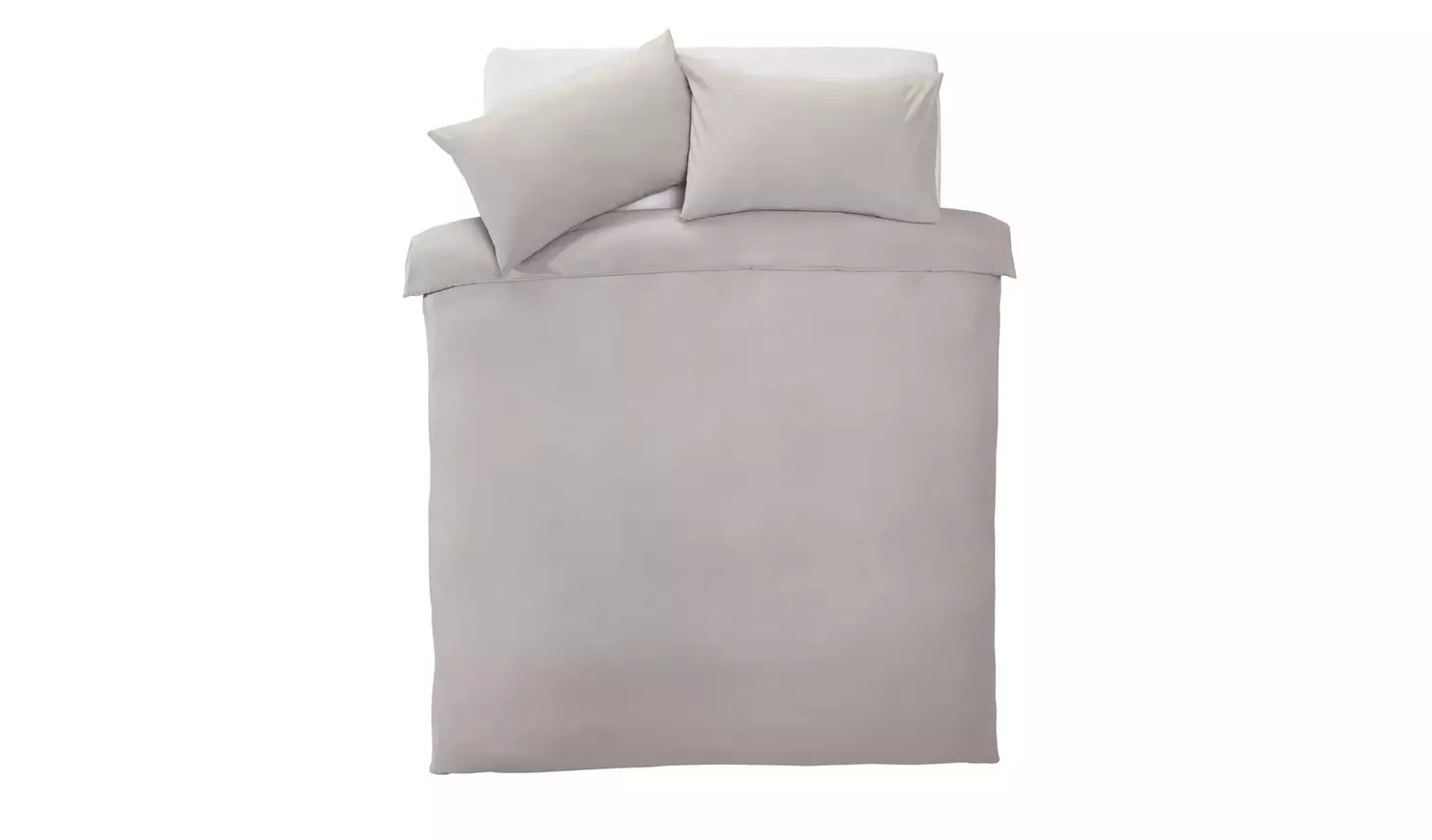 Silentnight Supersoft Plain Dove Grey Bedding Set - Kingsize