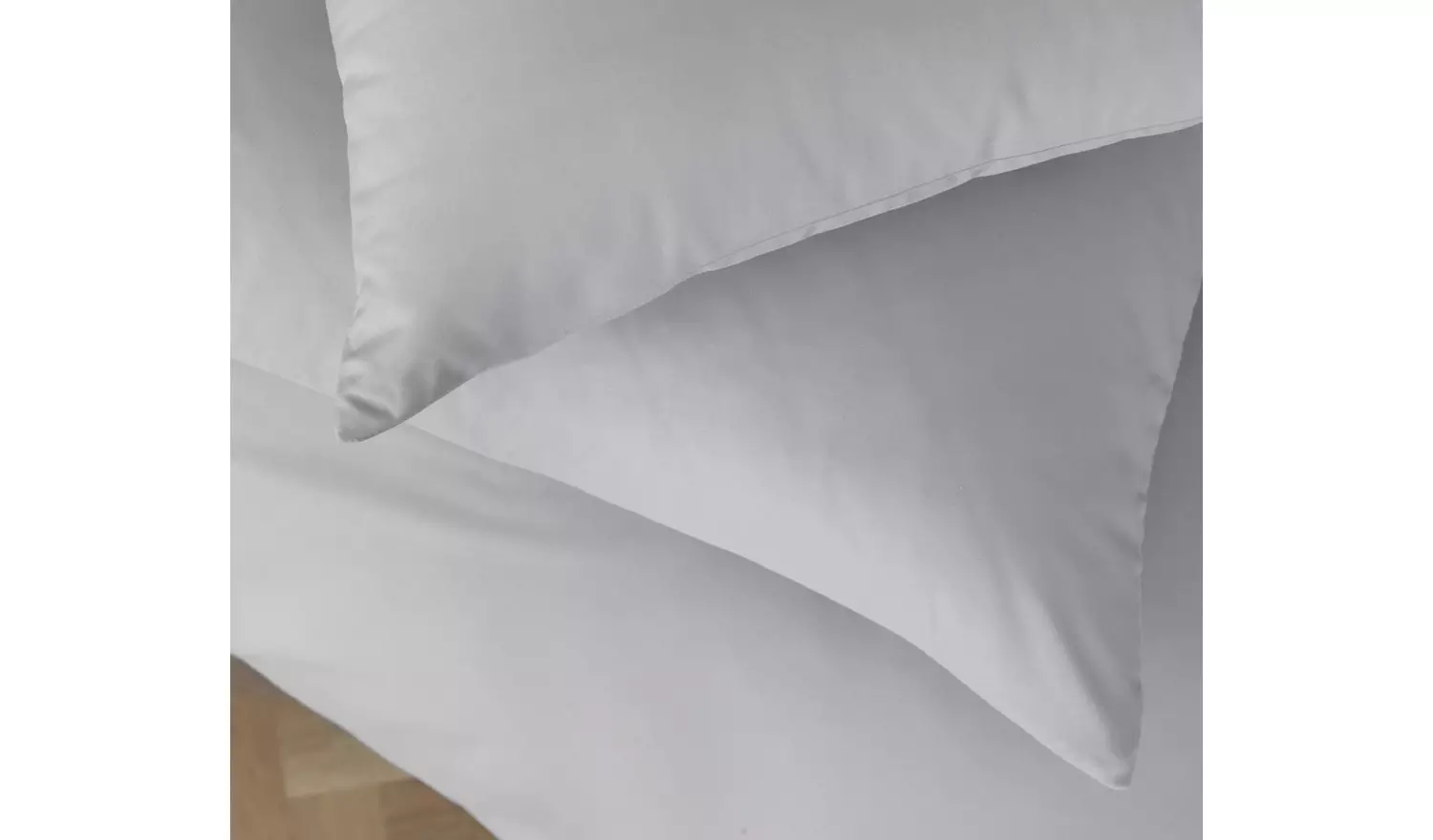 Silentnight Supersoft Plain Dove Grey Bedding Set - Kingsize