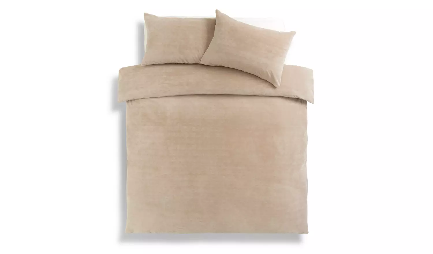 Habitat Slinky Fleece Champagne Bedding Set - Superking