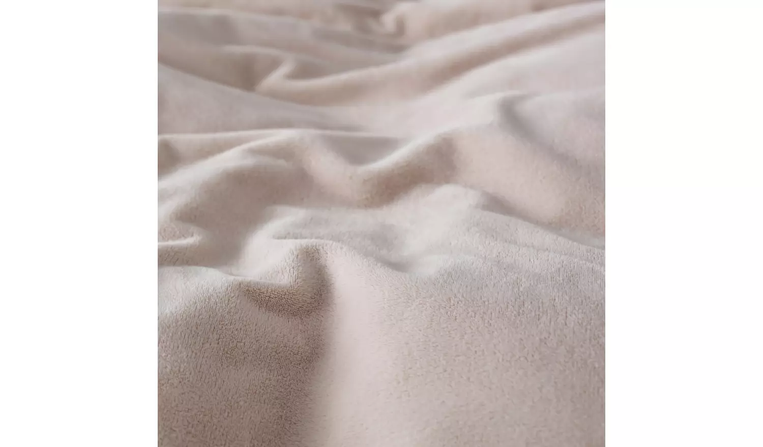 Habitat Slinky Fleece Champagne Bedding Set - Superking