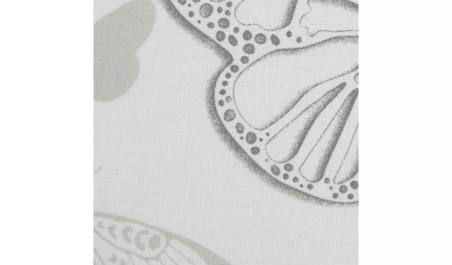 Argos Home Shadow Butterflies Grey Bedding Set - Double