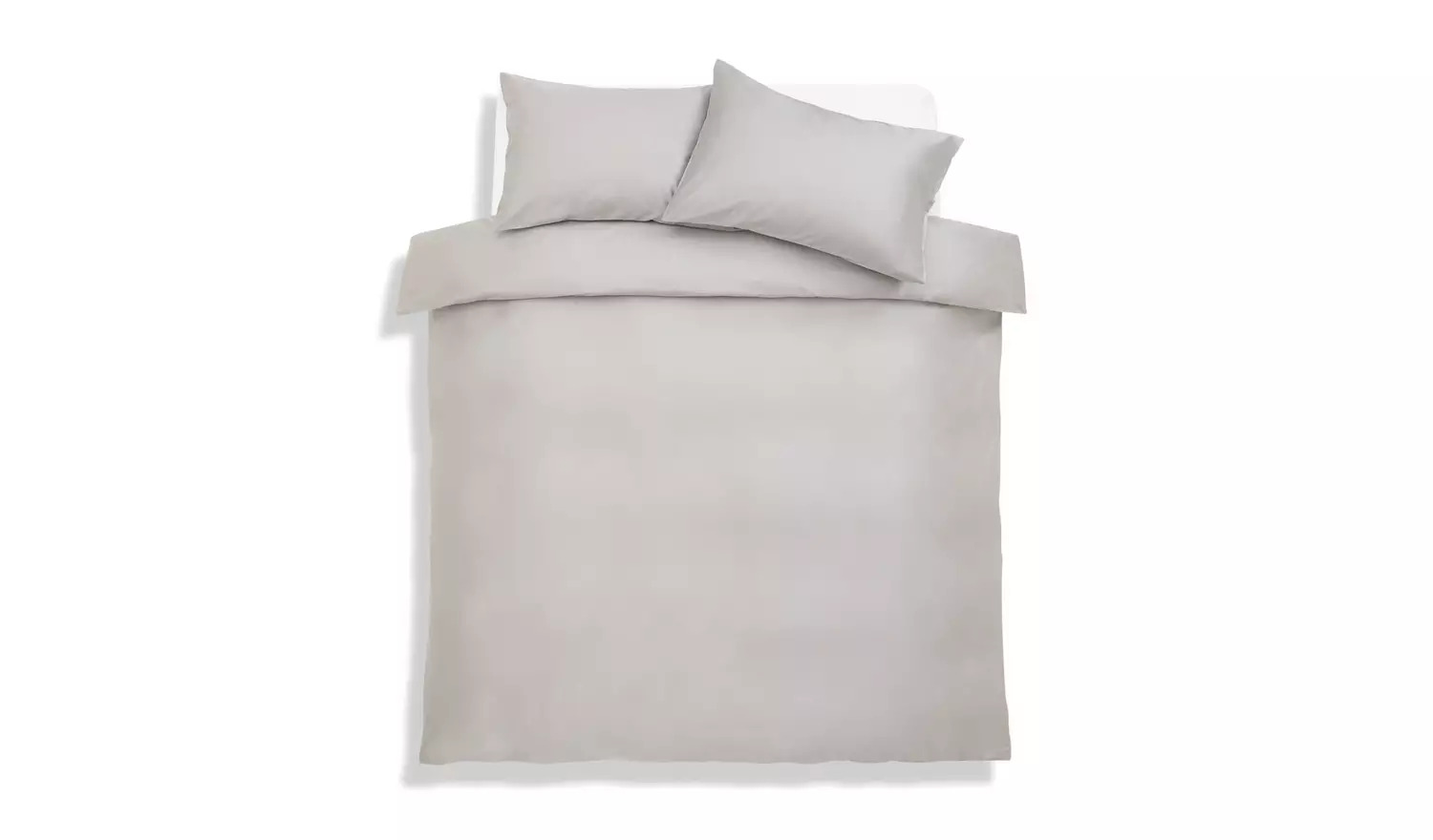 Habitat Egyptian Cotton 800TC Grey Bedding Set - Double
