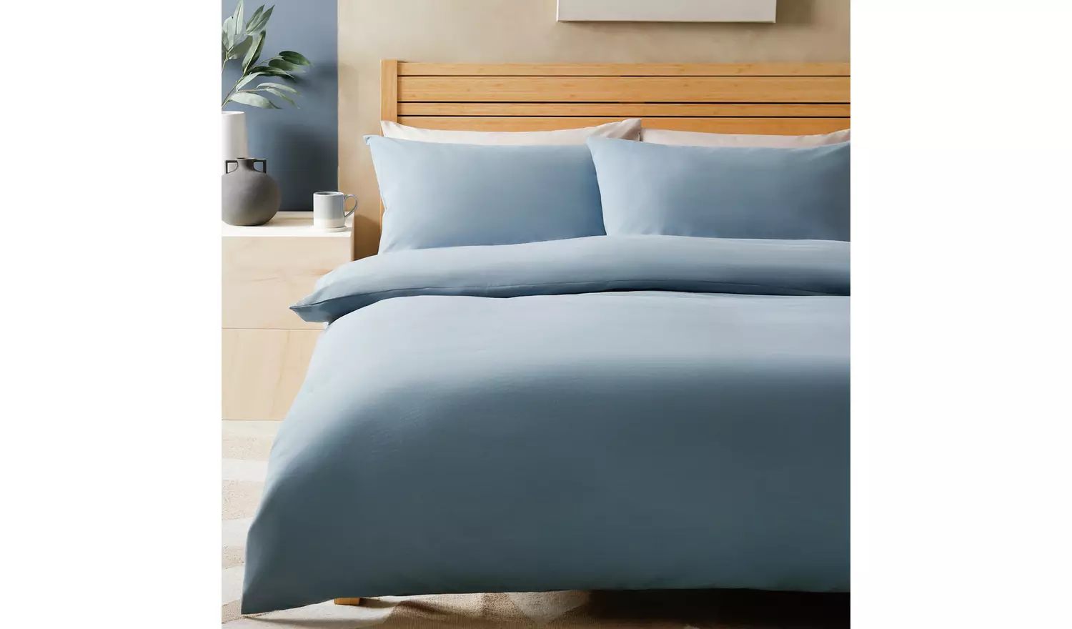 Habitat Cotton Rich 180 TC Denim Bedding Set - Single