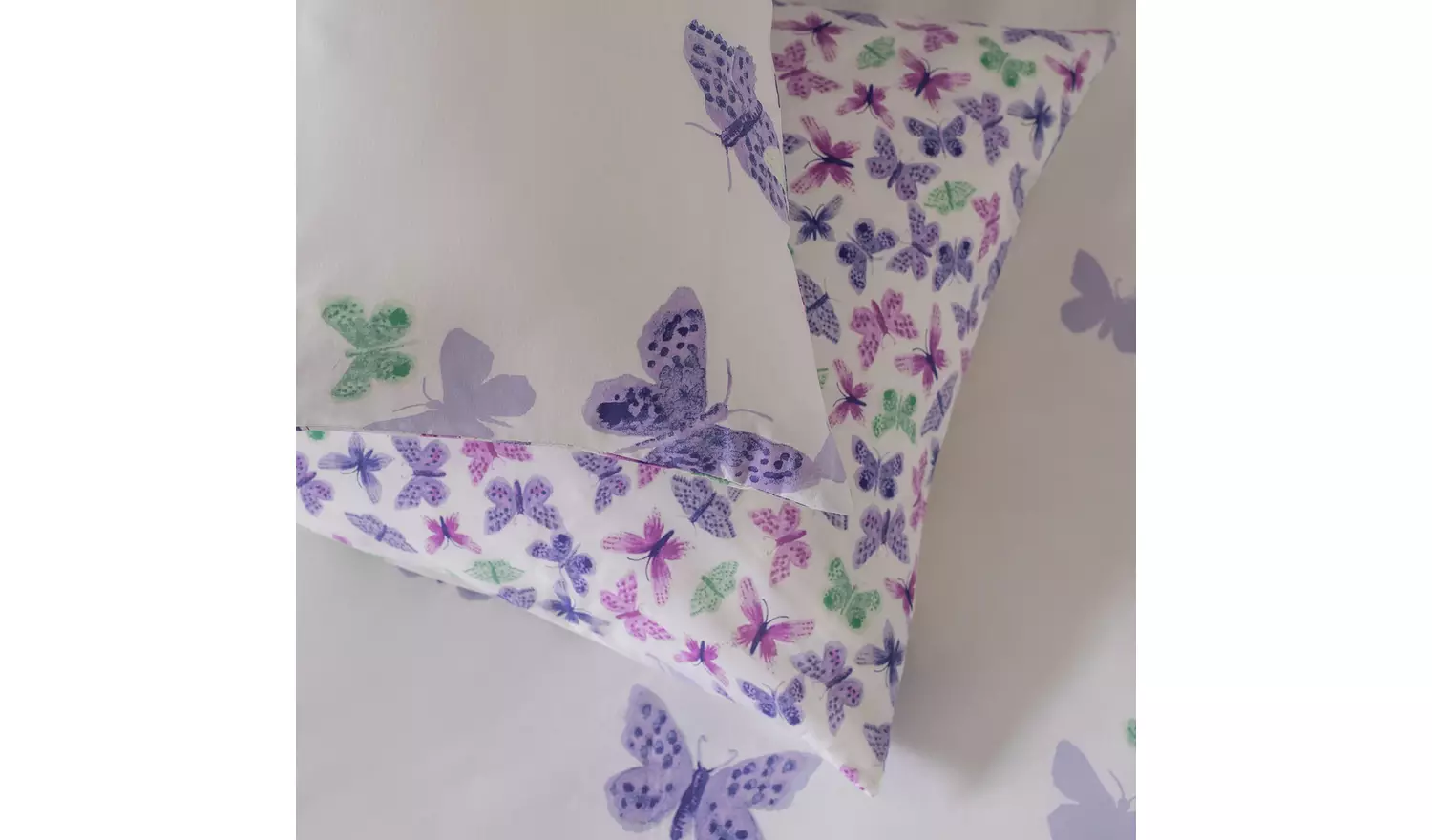 Argos Home Watercolour Butterflies Bedding Set- Single