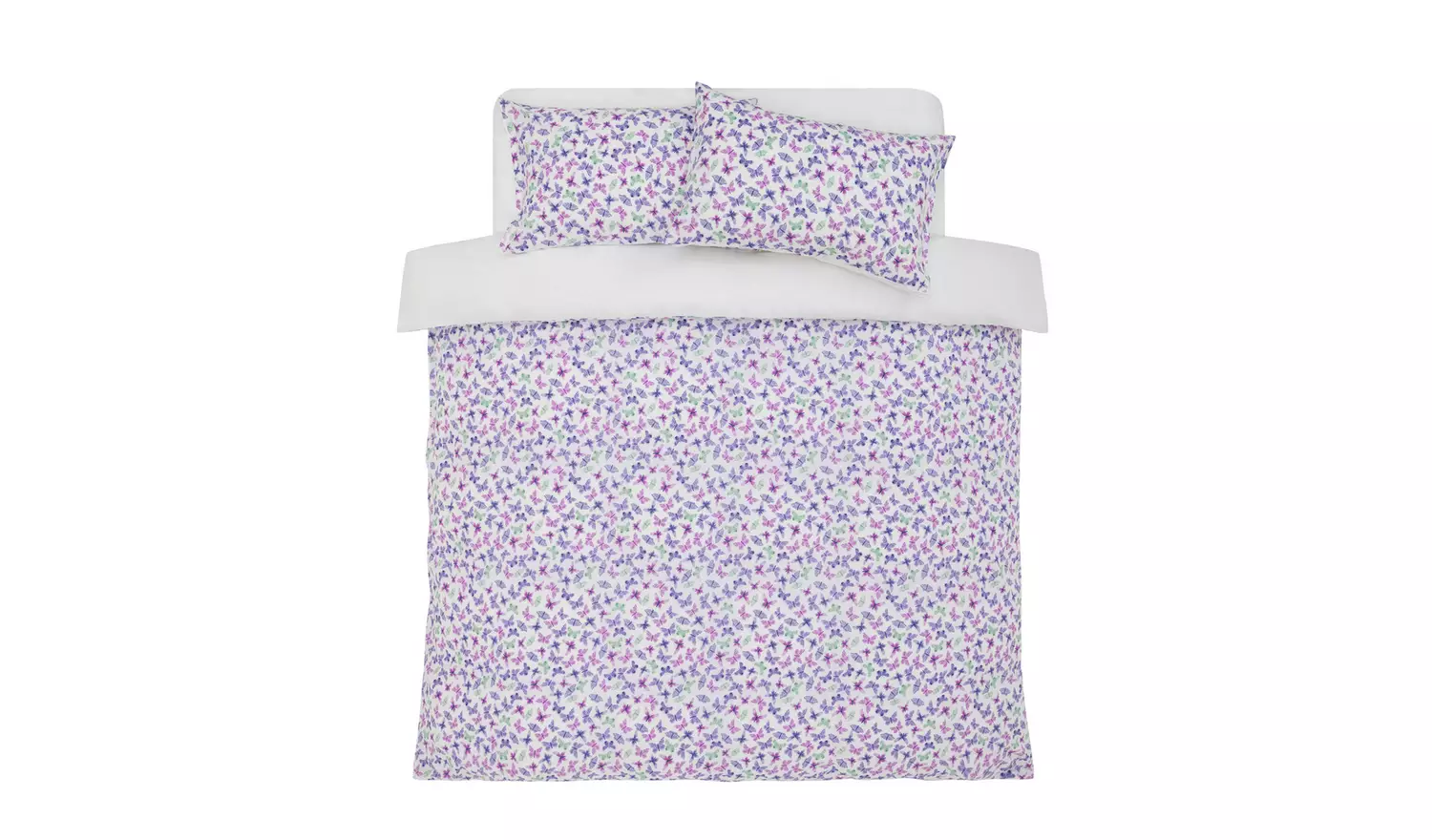 Argos Home Watercolour Butterflies Bedding Set - King size