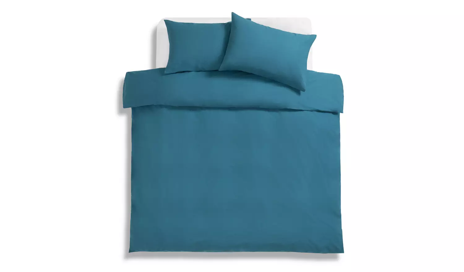 Habitat Cotton Rich 180 TC Petrol Bedding Set - Double