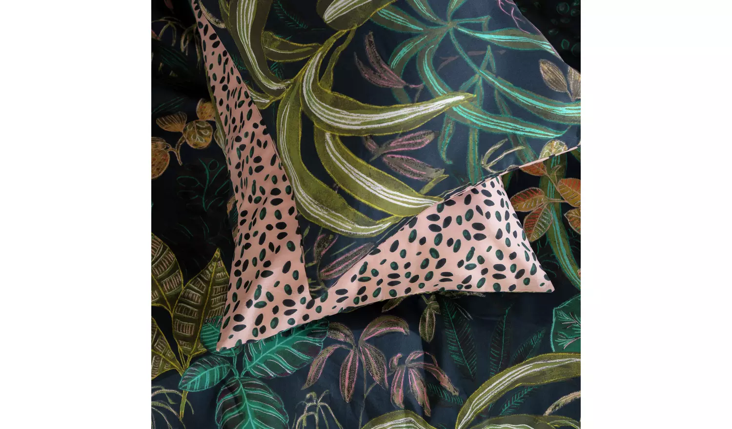 Habitat Botanical Print Multicolor Bedding Set - Kingsize