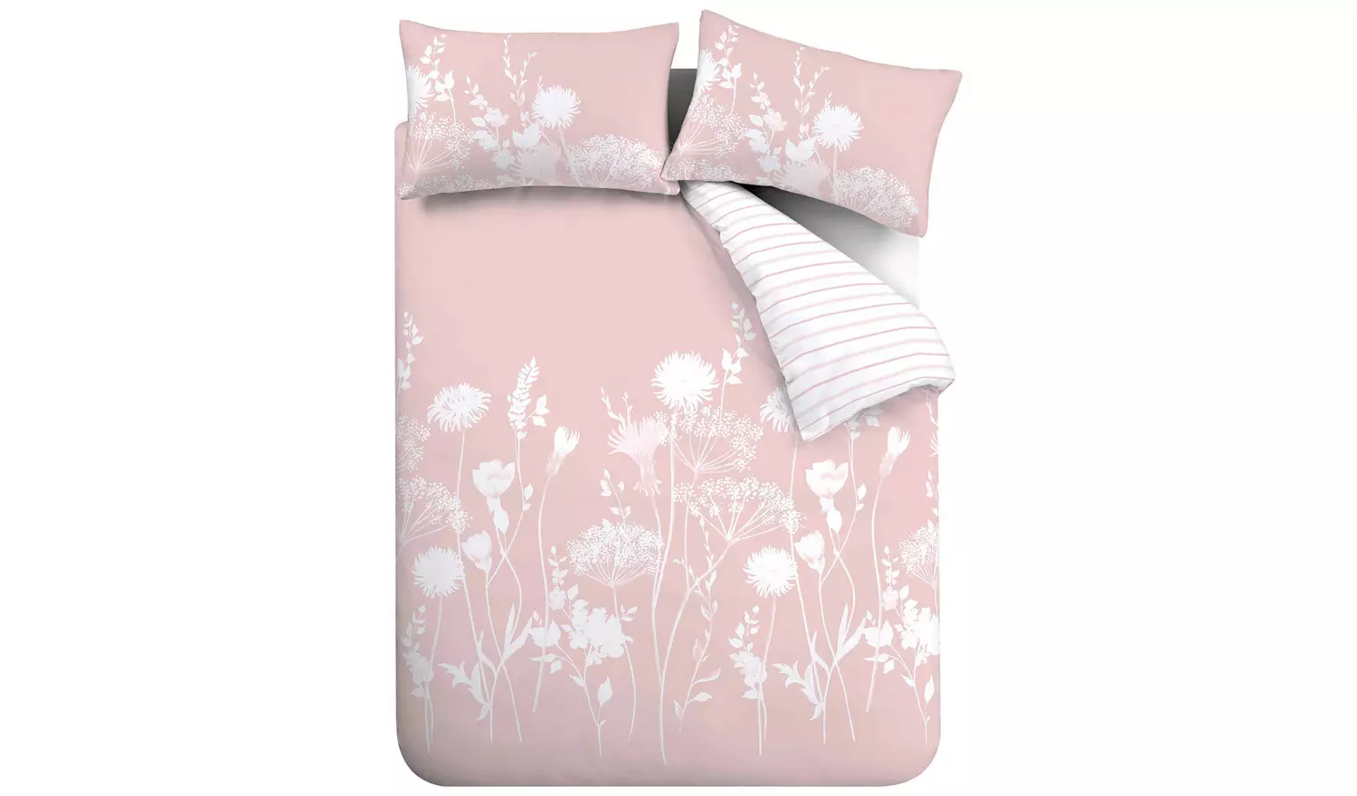 Catherine Lansfield Meadowsweet Blush Bedding Set- King size