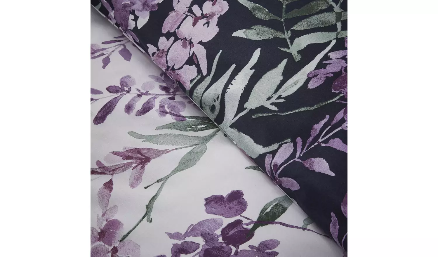 Catherine Lansfield Wisteria Purple Bedding Set - Double