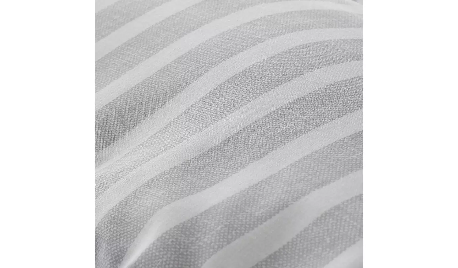 Catherine Lansfield Textured Bands Grey Bedding Set - Double