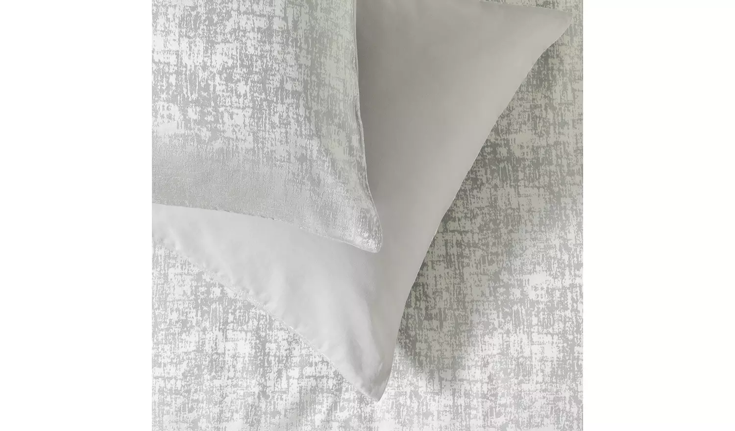 Habitat Distressed Jacquard Silver Bedding Set - Single