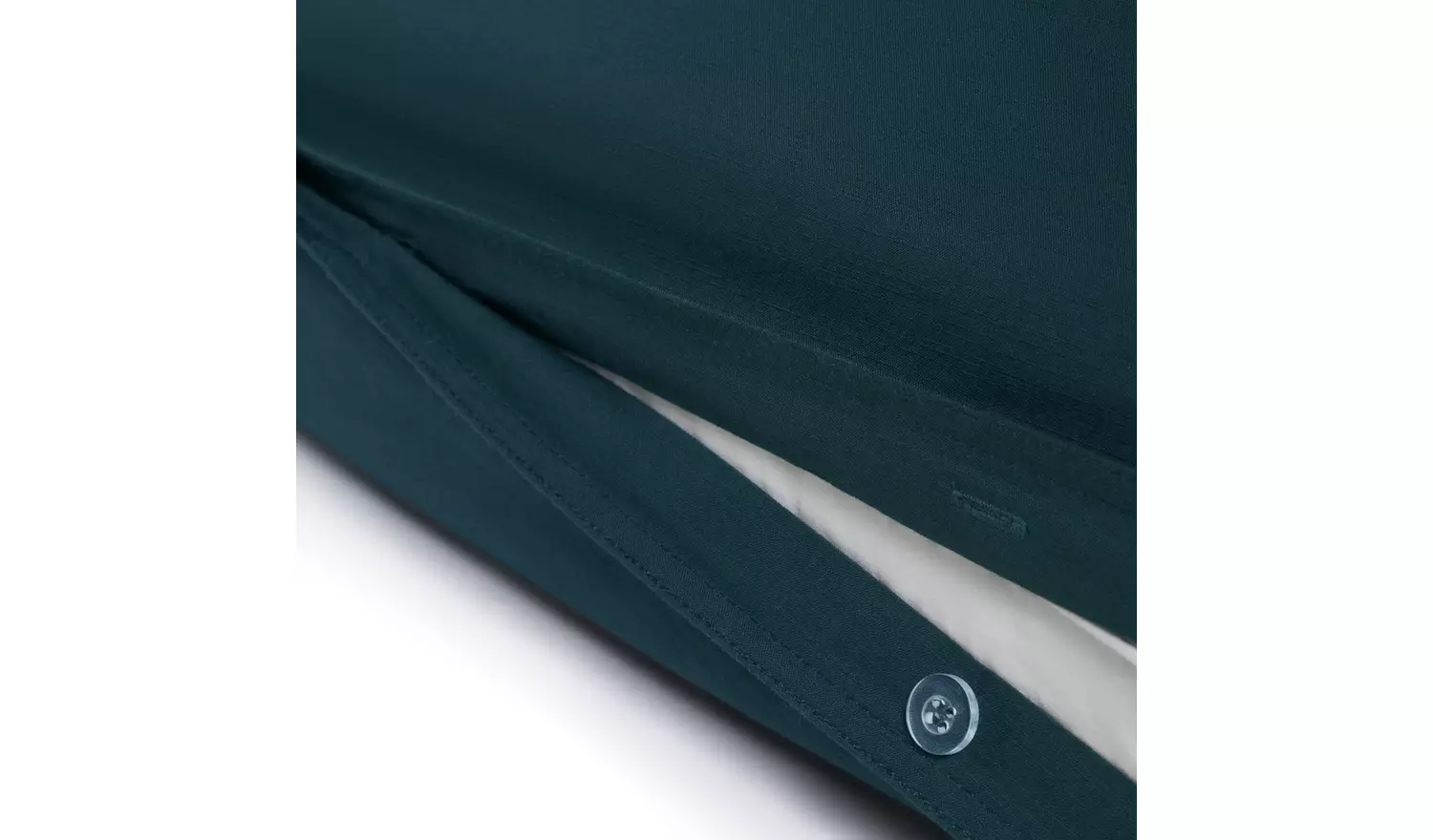 Habitat Cotton Linen Look Plain Navy Bedding Set - Single