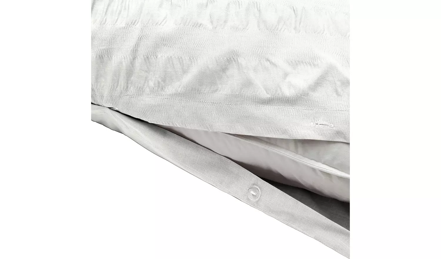 Habitat Widestripe Seersucker White Bedding Set - Superking
