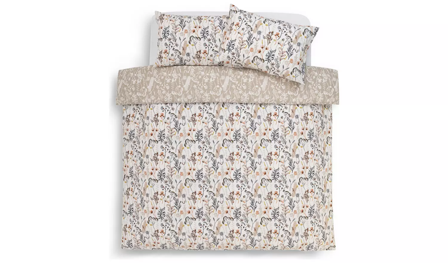 Habitat Autumn Foliage Bedding Set - Double