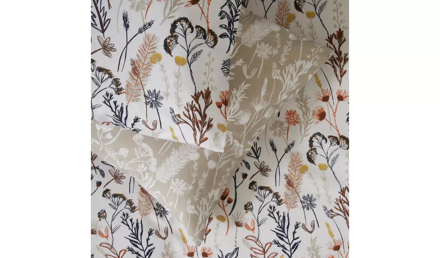 Habitat Autumn Foliage Bedding Set - Double